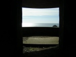 La mer vue d'un blockhaus