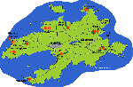 Carte de l'île d'Ouessant